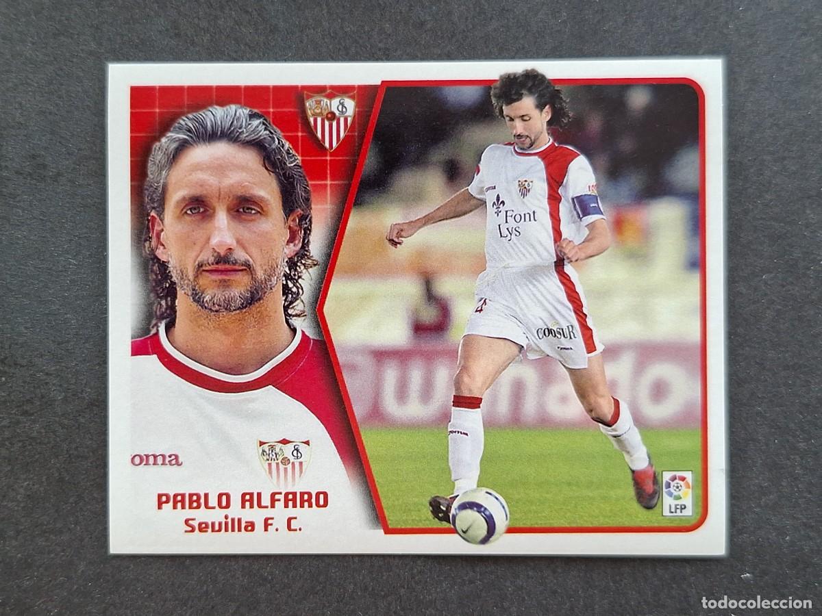 Cromos de f&uacute;tbol: L5 PABLO ALFARO SEVILLA F. C. LIGA ESTE 2005 2006 05 06 NUNCA PEGADO SIN PEGAR