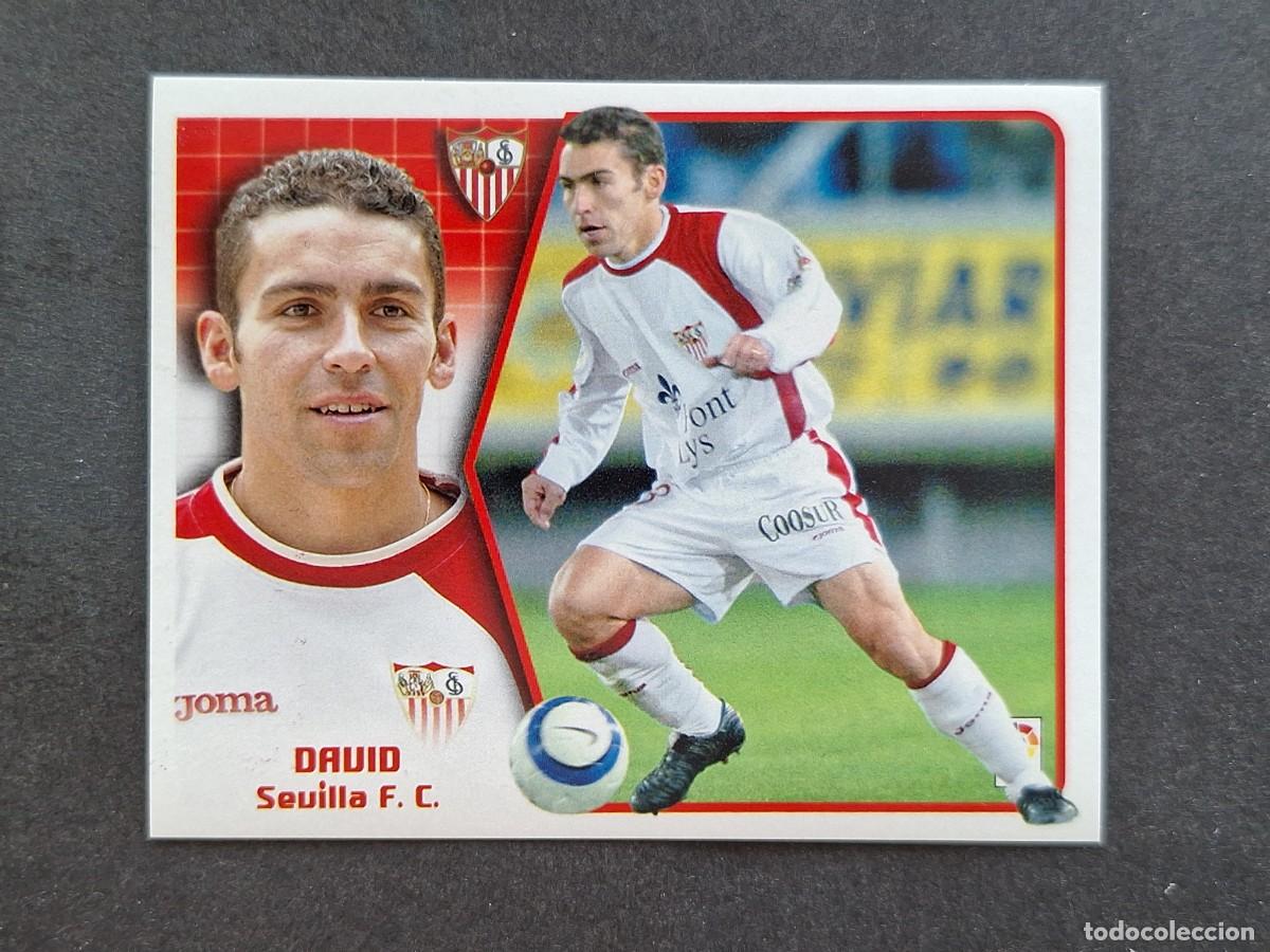 Cromos de f&uacute;tbol: L5 DAVID SEVILLA F. C. LIGA ESTE 2005 2006 05 06 NUNCA PEGADO SIN PEGAR