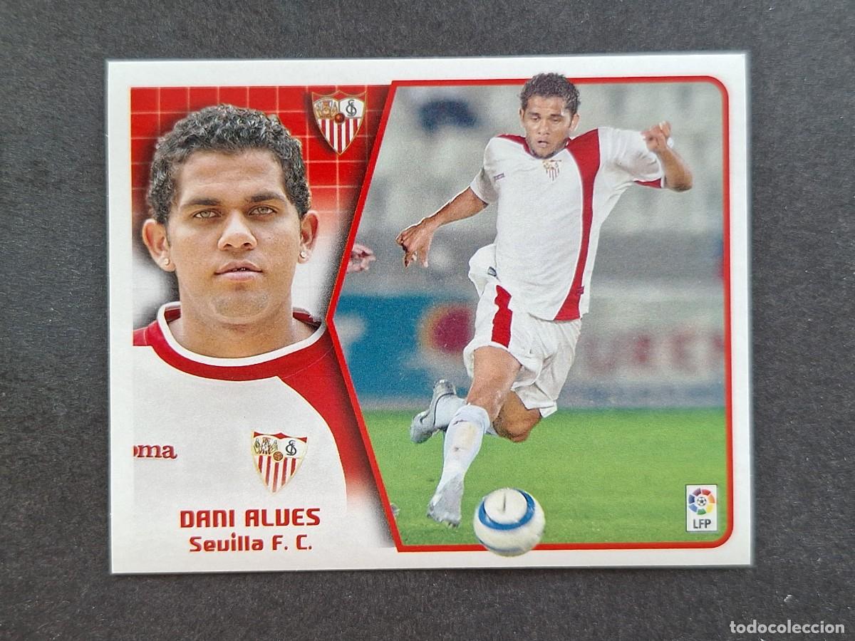 Cromos de f&uacute;tbol: L5 DANI ALVES SEVILLA F. C. LIGA ESTE 2005 2006 05 06 NUNCA PEGADO SIN PEGAR