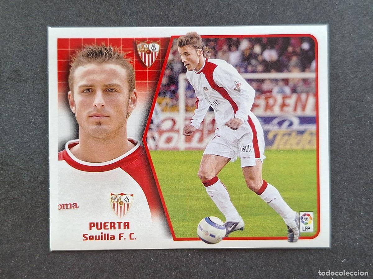 Cromos de f&uacute;tbol: L5 PUERTA SEVILLA F. C. LIGA ESTE 2005 2006 05 06 NUNCA PEGADO SIN PEGAR