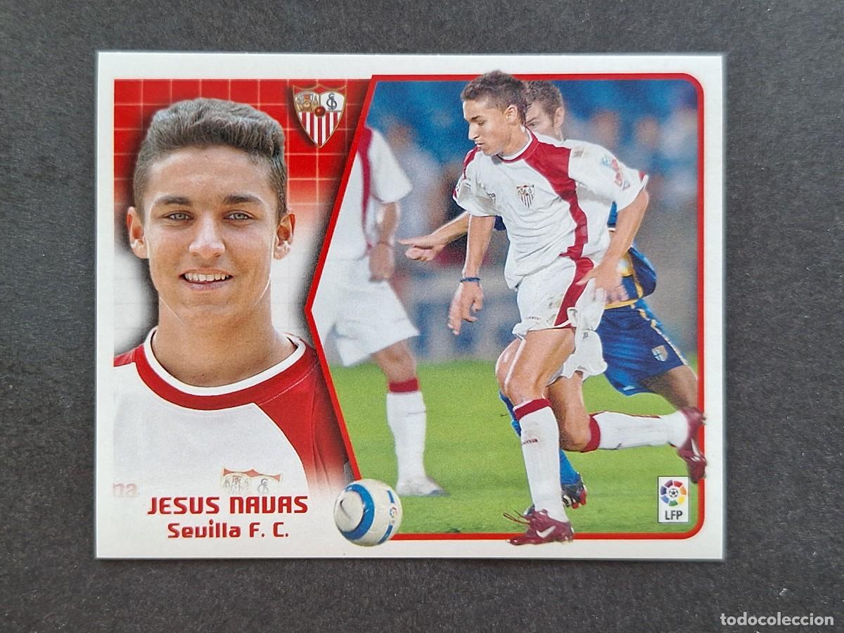 Cromos de f&uacute;tbol: L5 JESUS NAVAS SEVILLA F. C. LIGA ESTE 2005 2006 05 06 NUNCA PEGADO SIN PEGAR
