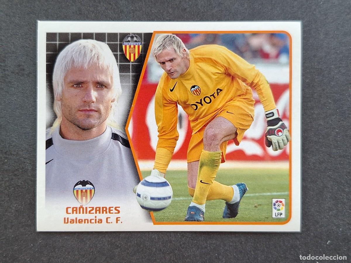 Cromos de f&uacute;tbol: L5 CA&Ntilde;IZARES VALENCIA C. F. LIGA ESTE 2005 2006 05 06 NUNCA PEGADO SIN PEGAR