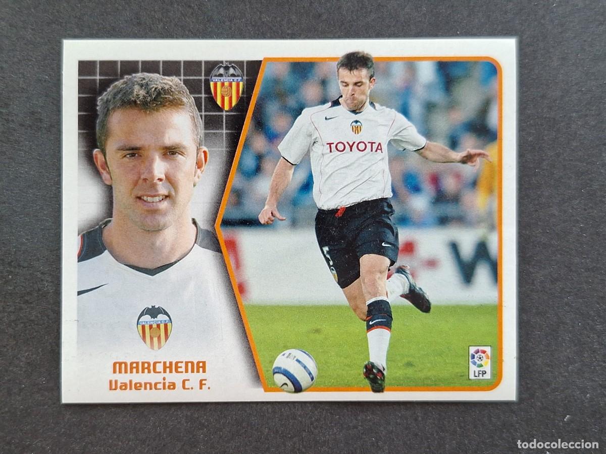 Cromos de f&uacute;tbol: L5 MARCHENA VALENCIA C. F. LIGA ESTE 2005 2006 05 06 NUNCA PEGADO SIN PEGAR
