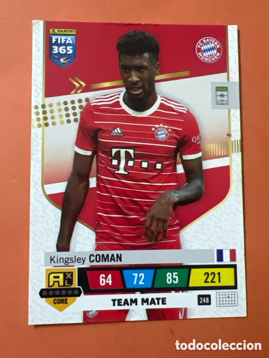 Cromos de f&uacute;tbol: C6525. FIFA 365 ADRENALYN XL 2023 KINGSLEY COMAN 248 ALB FIFA