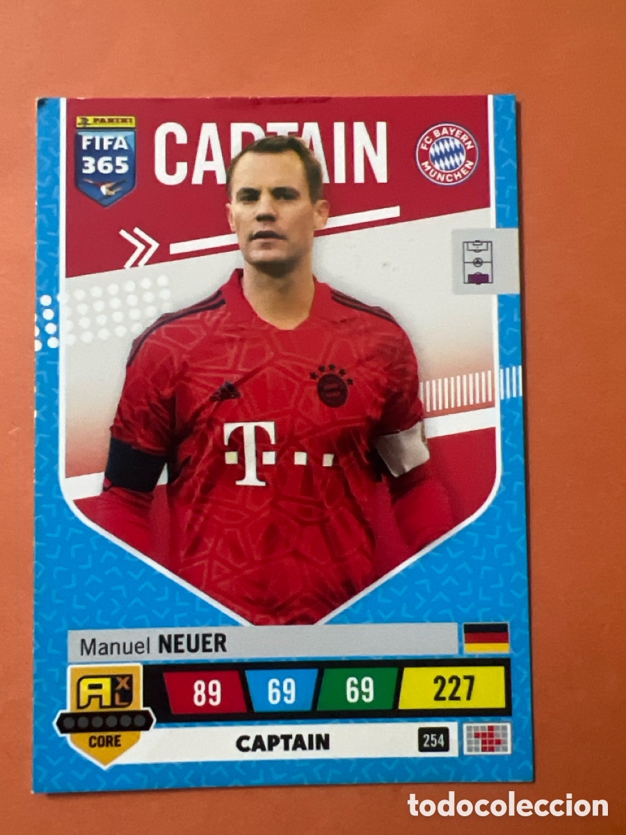 Cromos de f&uacute;tbol: C6526. Manuel Neuer FIFA 365 2023 (254)