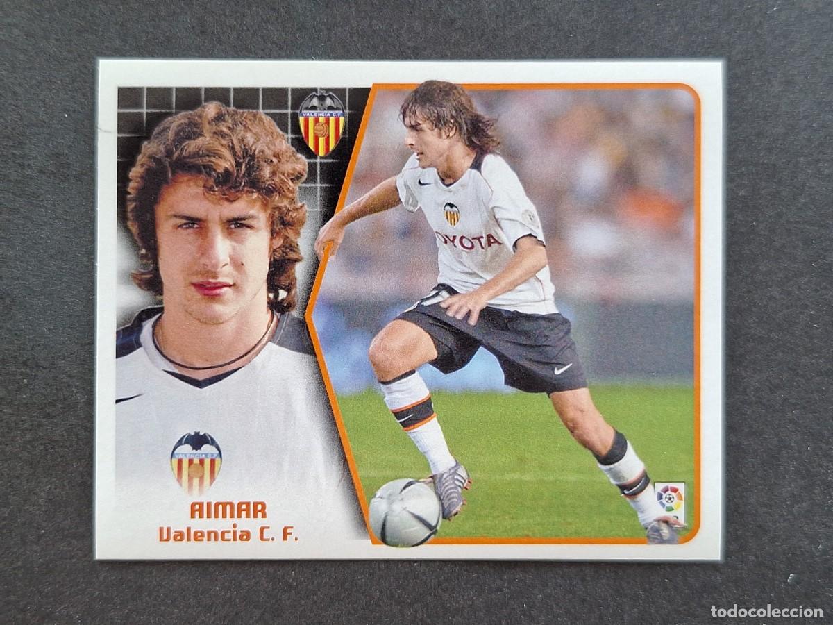 Cromos de f&uacute;tbol: L5 AIMAR VALENCIA C. F. LIGA ESTE 2005 2006 05 06 NUNCA PEGADO SIN PEGAR