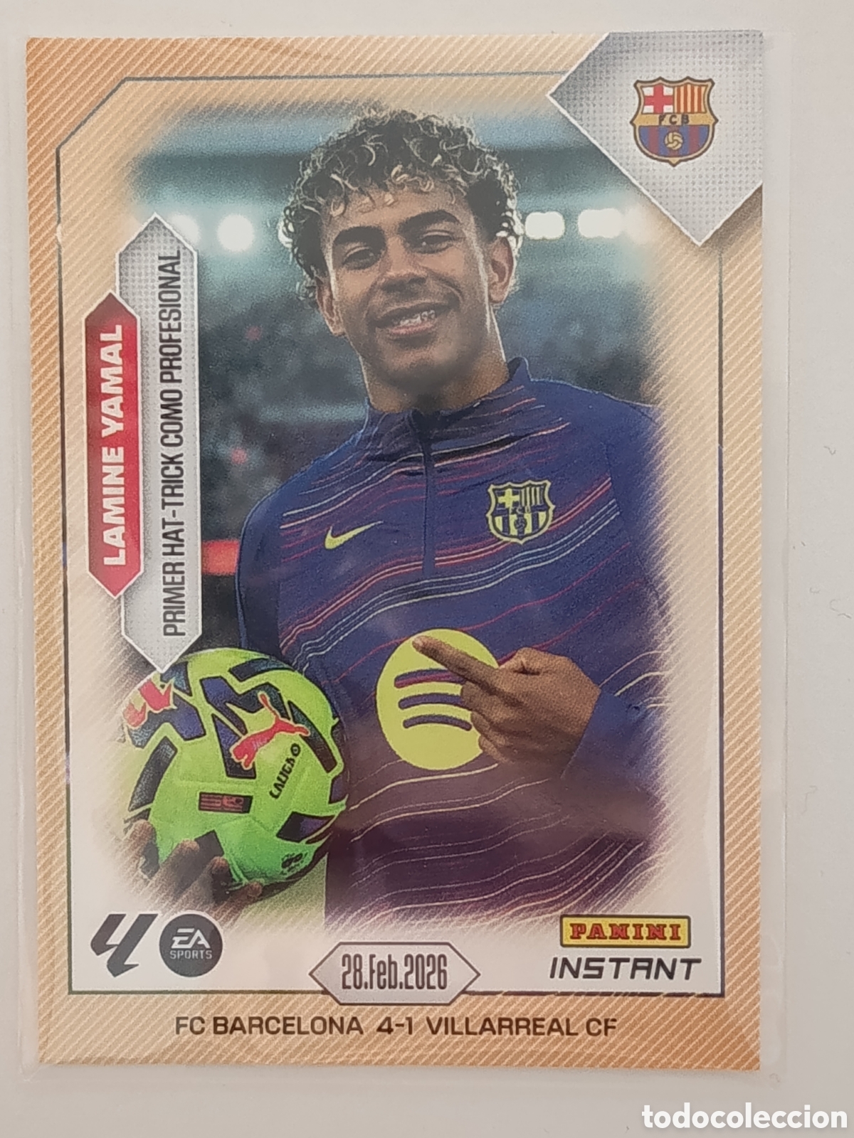 Cromos de f&uacute;tbol: Lamine Yamal Panini instant