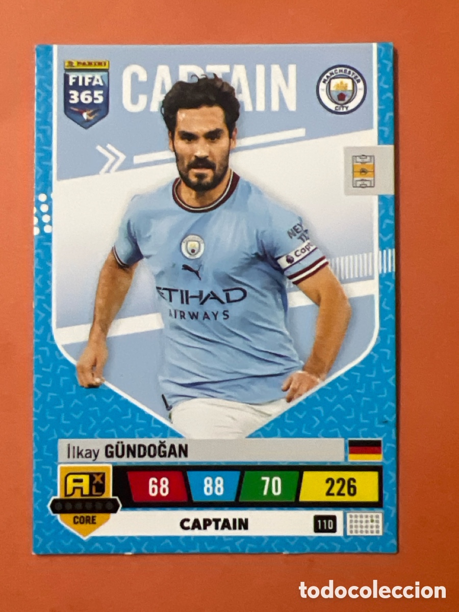 Cromos de f&uacute;tbol: C6528. 110 GUNDOGAN MANCHESTER CITY ADRENALYN FIFA 365 CROMO 22 23 FUTBOL 2022 2023 -