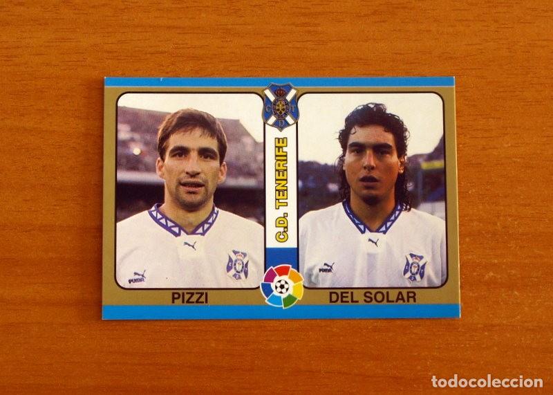 Cromos de f&uacute;tbol: Tenerife -N&ordm; 87 Pizzi-Del Solar -Fichas Liga Mundicromo F&uacute;tbol Total 1994-1995, 94-95