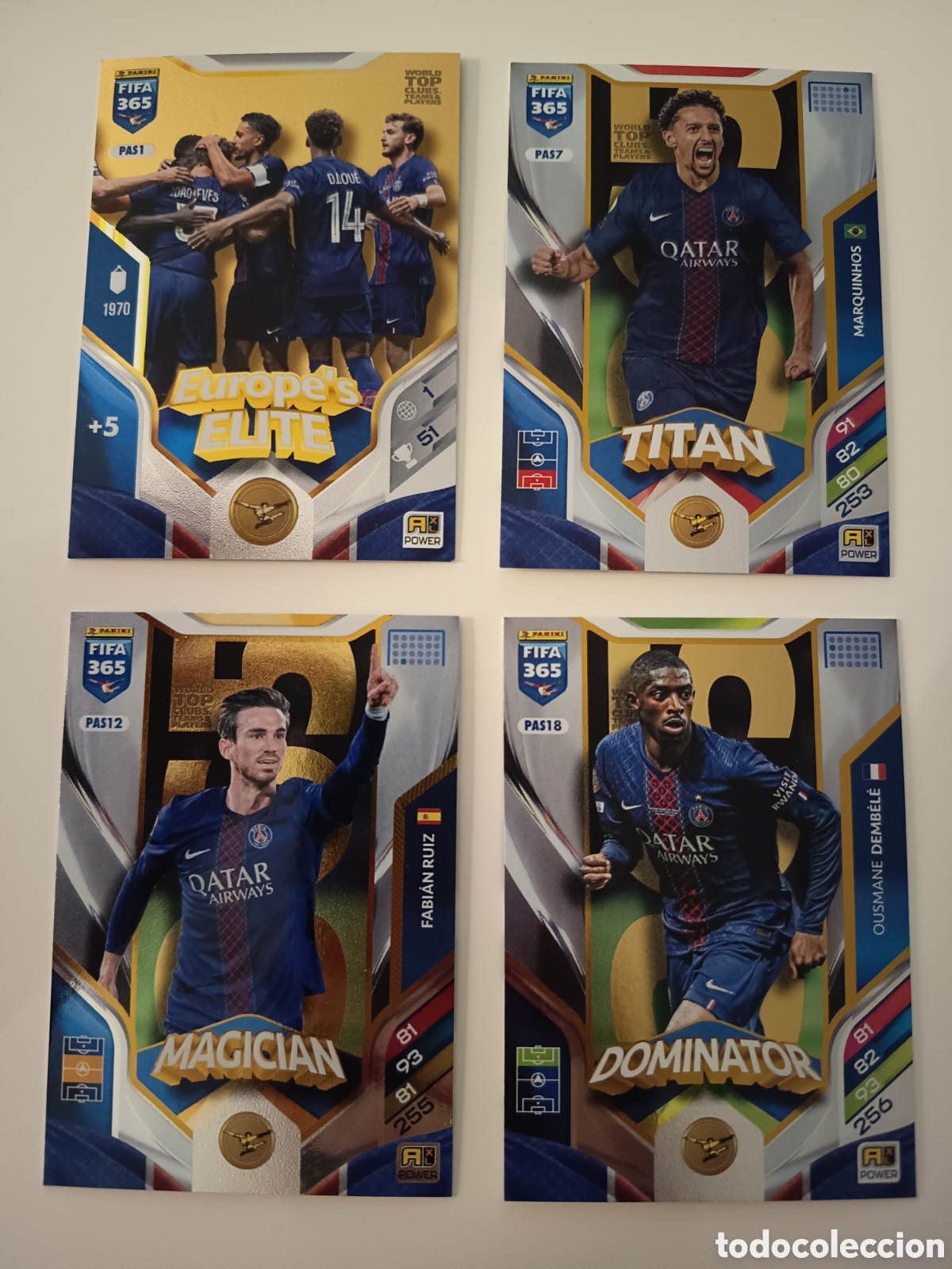Cromos de f&uacute;tbol: Lote PSG Fifa 365 2025-2026