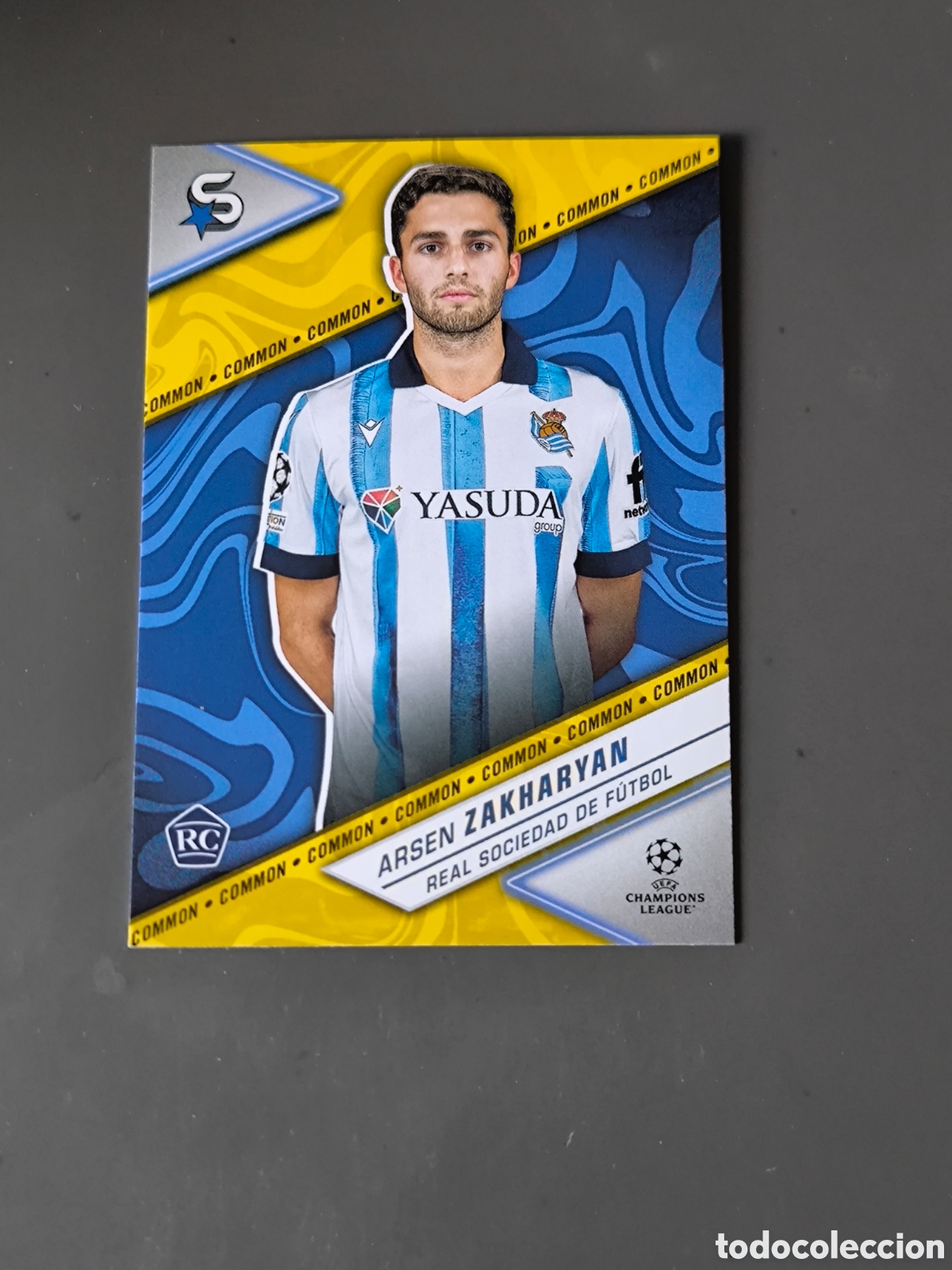 Cromos de f&uacute;tbol: ZAKHARYAN 144 Rookie Common Real Sociedad Superstars 2024 Topps
