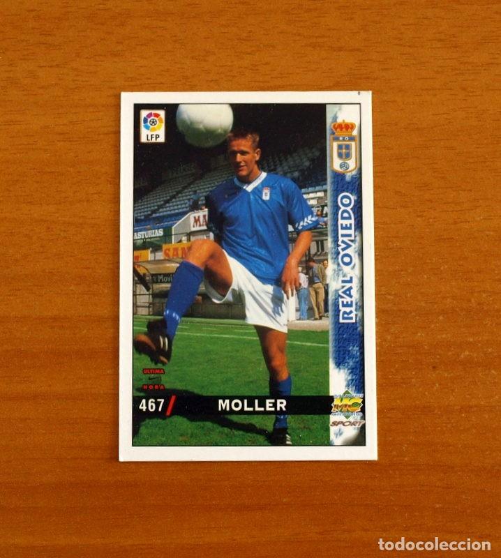 Cromos de f&uacute;tbol: Real Oviedo -N&ordm; 467 Moller -&Uacute;ltima Hora -Mundicromo Las Fichas de la Liga 1998-1999-98-99