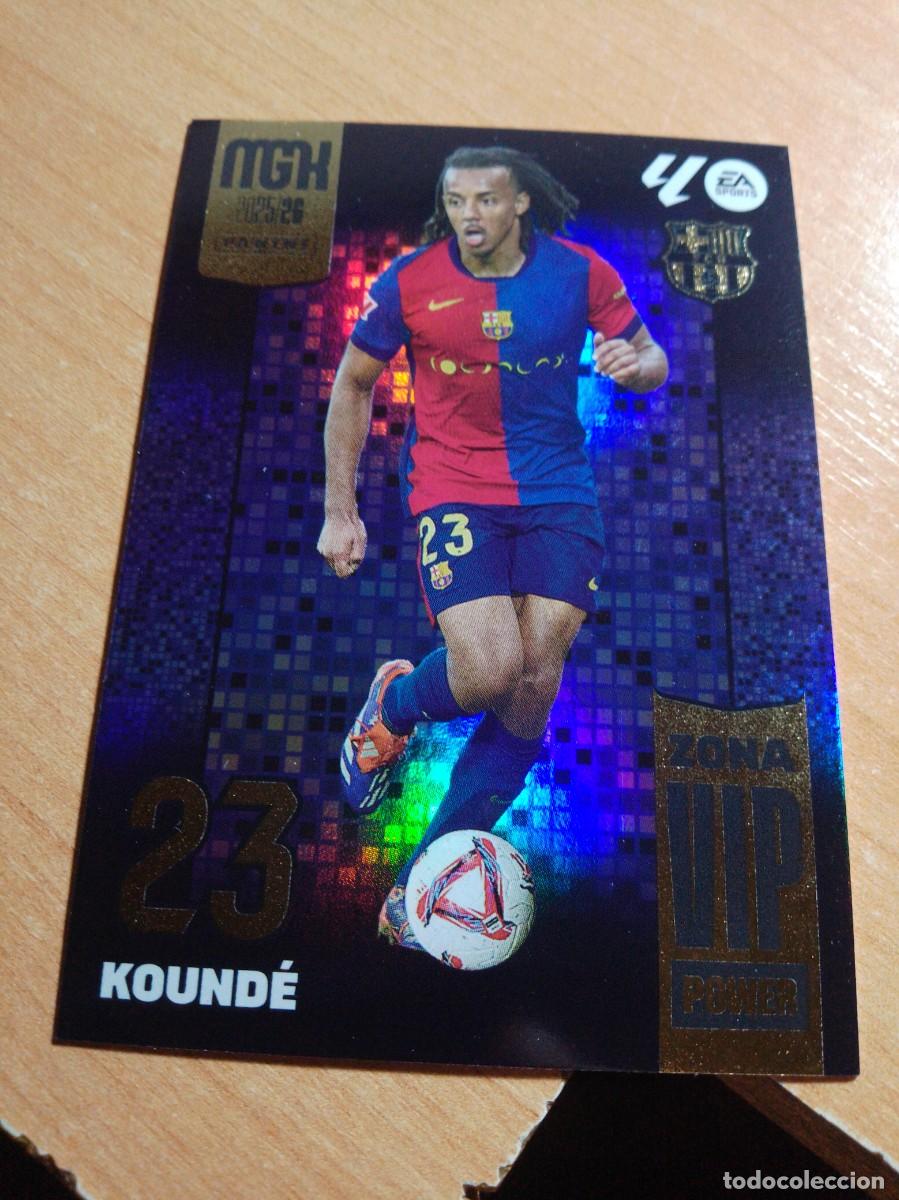 Cromos de f&uacute;tbol: P 399 KOUNDE ZONA VIP POWER DEL BARCELONA 25 26 MGK 2025 2026 MEGACRACKS NUEVO