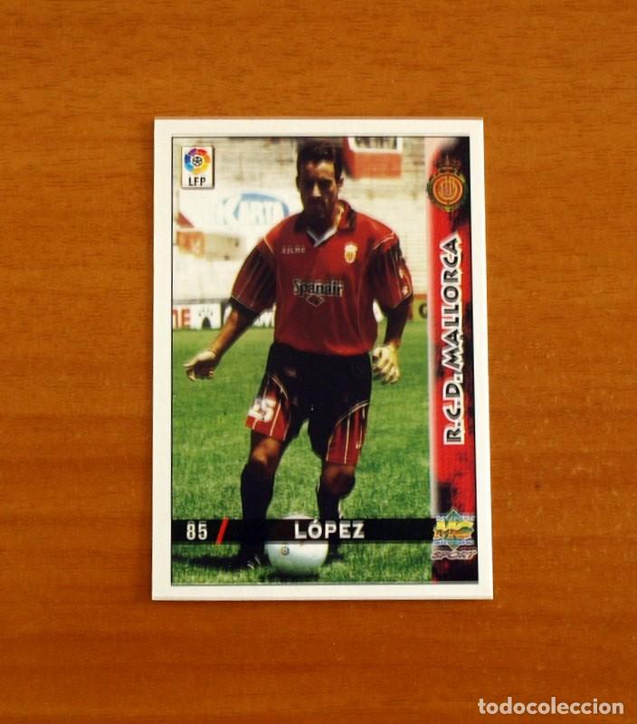 Cromos de f&uacute;tbol: Real Mallorca - N&ordm; 85 L&oacute;pez - Mundicromo Las Fichas de la Liga 1998-1999-98-99
