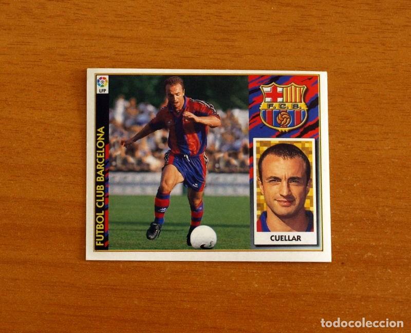 Cromos de f&uacute;tbol: Barcelona - Cuellar - BAJA - Ediciones Este Liga 1997-1998, 97-98 - Nunca pegado