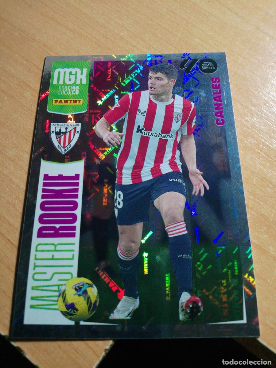 Cromos de f&uacute;tbol: 406 CANALES MASTER ROOKIE ATHLETIC DE BILBAO 25 26 MGK 2025 2026 MEGACRACKS NUEVO