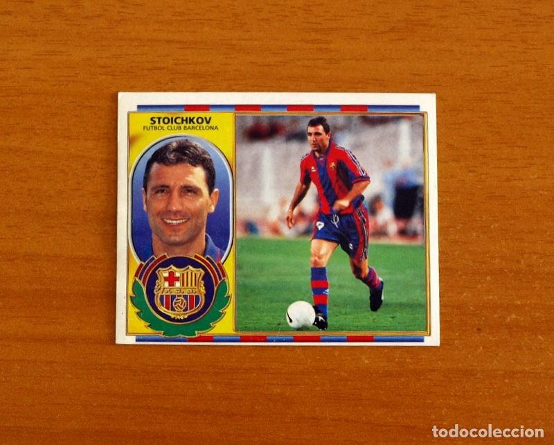 Cromos de f&uacute;tbol: Barcelona - Stoichkov -Versi&oacute;n - Fichaje n&ordm; 14 - Ediciones Este Liga 1996-1997, 96-97 - Nunca pegado