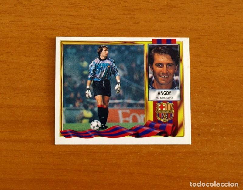 Cromos de f&uacute;tbol: Futbol Club Barcelona - Angoy - COLOCA - Ediciones Este Liga 1995-1996, 95-96 - Nunca Pegado