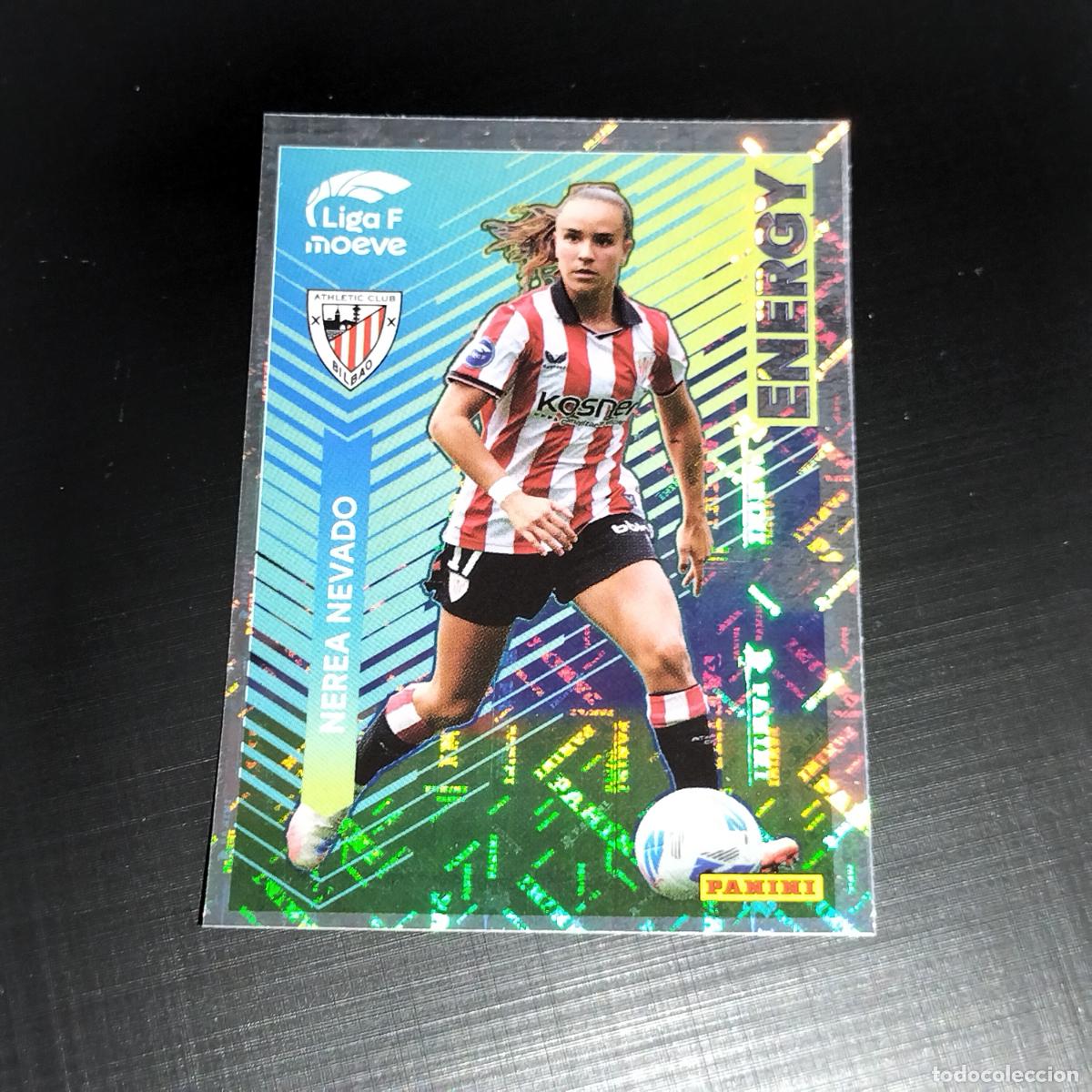 Cromos de f&uacute;tbol: 350 NEREA NEVADO ENERGY ATHLETIC BILBAO CROMOS LIGA F MOEVE FEMENINA PANINI 2025 2026 25 26