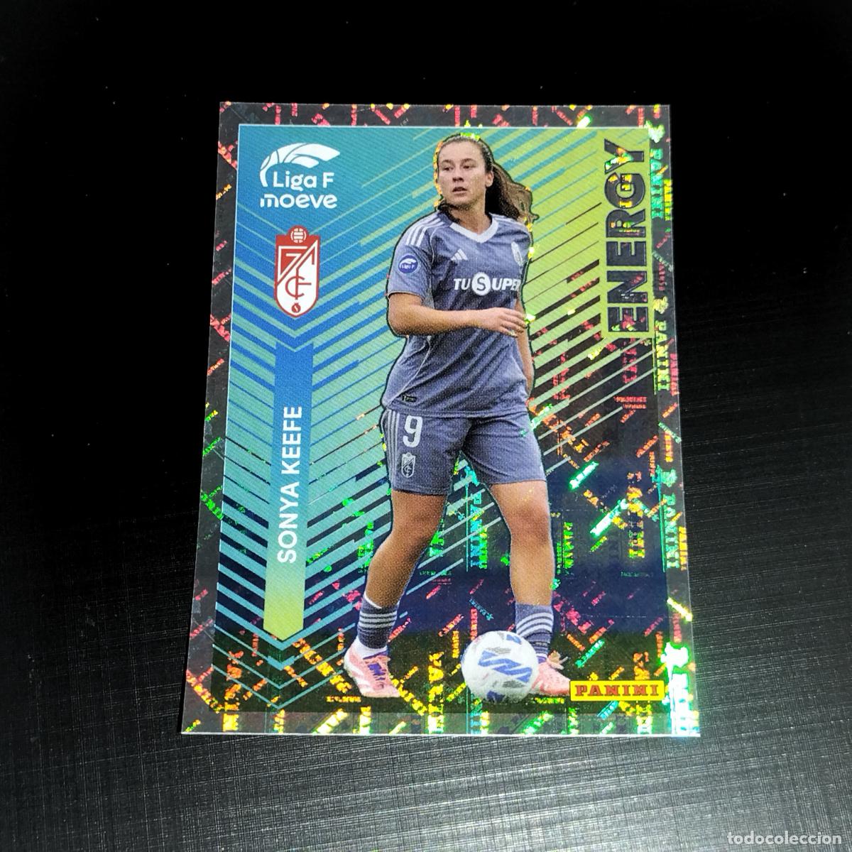 Cromos de f&uacute;tbol: 352 SONYA KEEFE ENERGY GRANADA CROMOS LIGA F MOEVE FEMENINA PANINI 2025 2026 25 26
