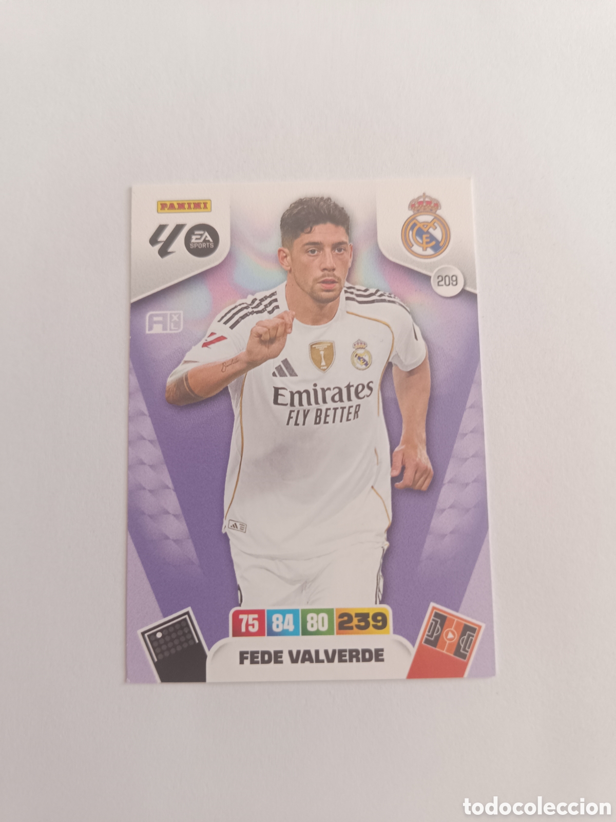 Cromos de f&uacute;tbol: Adrenalyn 25-26 real madrid 209 Valverde