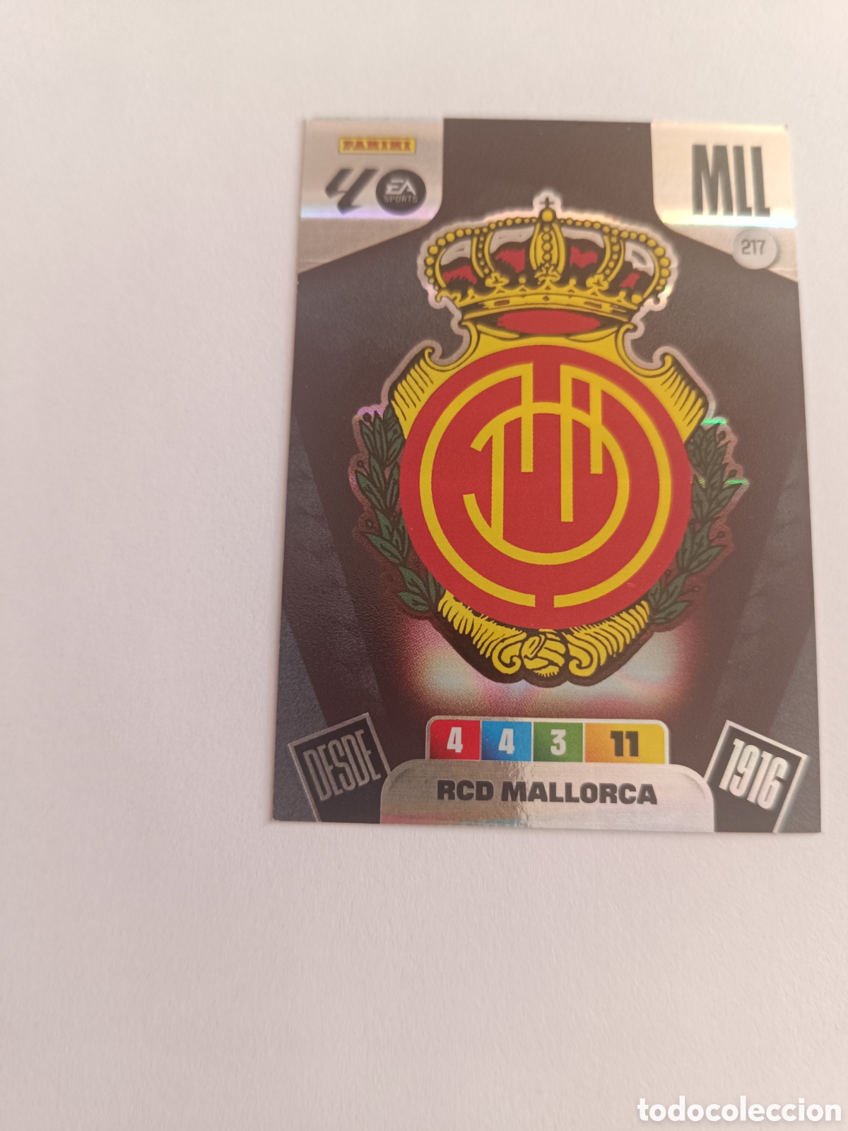 Cromos de f&uacute;tbol: Adrenalyn 25-26 mallorca escudo 217