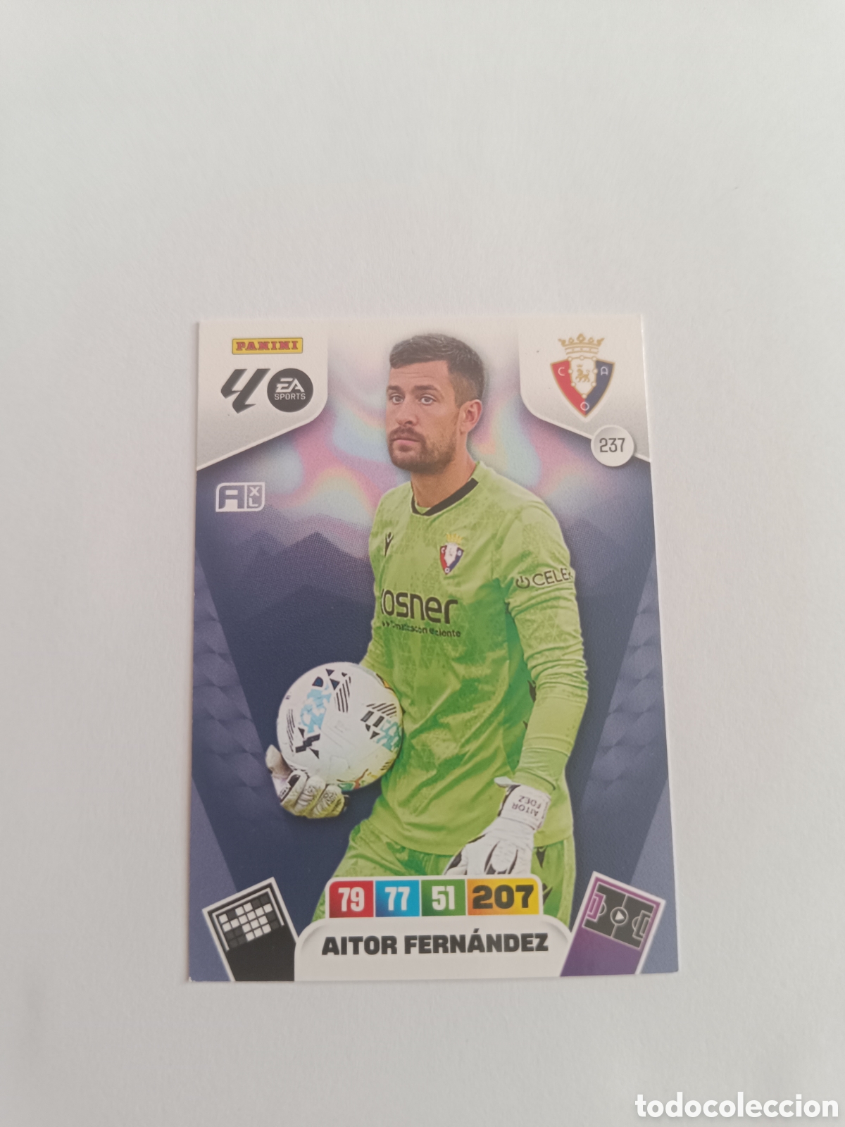 Cromos de f&uacute;tbol: Adrenalyn 25-26 Osasuna 237 Aitor fernandez
