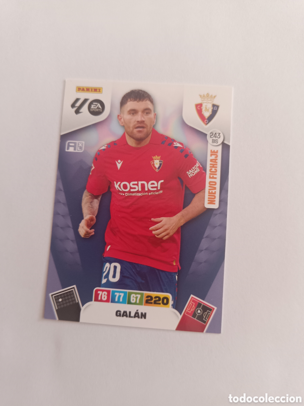 Cromos de f&uacute;tbol: Adrenalyn 25-26 Osasuna 243 bis galan