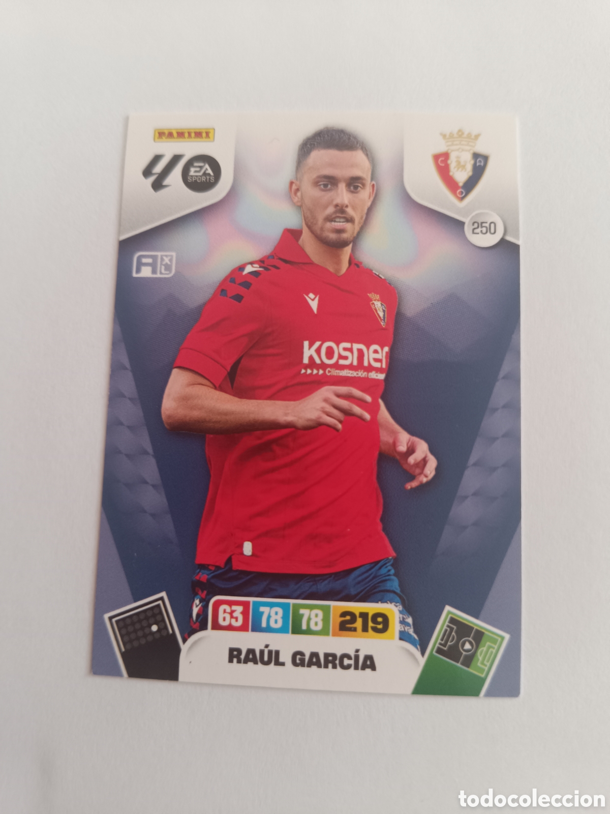 Cromos de f&uacute;tbol: Adrenalyn 25-26 Osasuna 250 Ra&uacute;l garcia