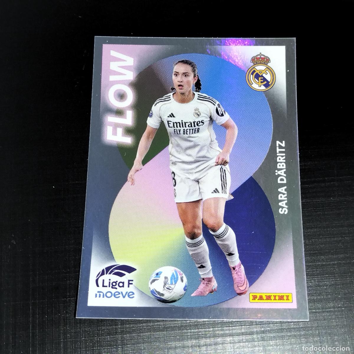 Cromos de f&uacute;tbol: 362 SARA DABRITZ REAL MADRID FLOW CROMOS LIGA F MOEVE FEMENINA PANINI 2025 2026 25 26