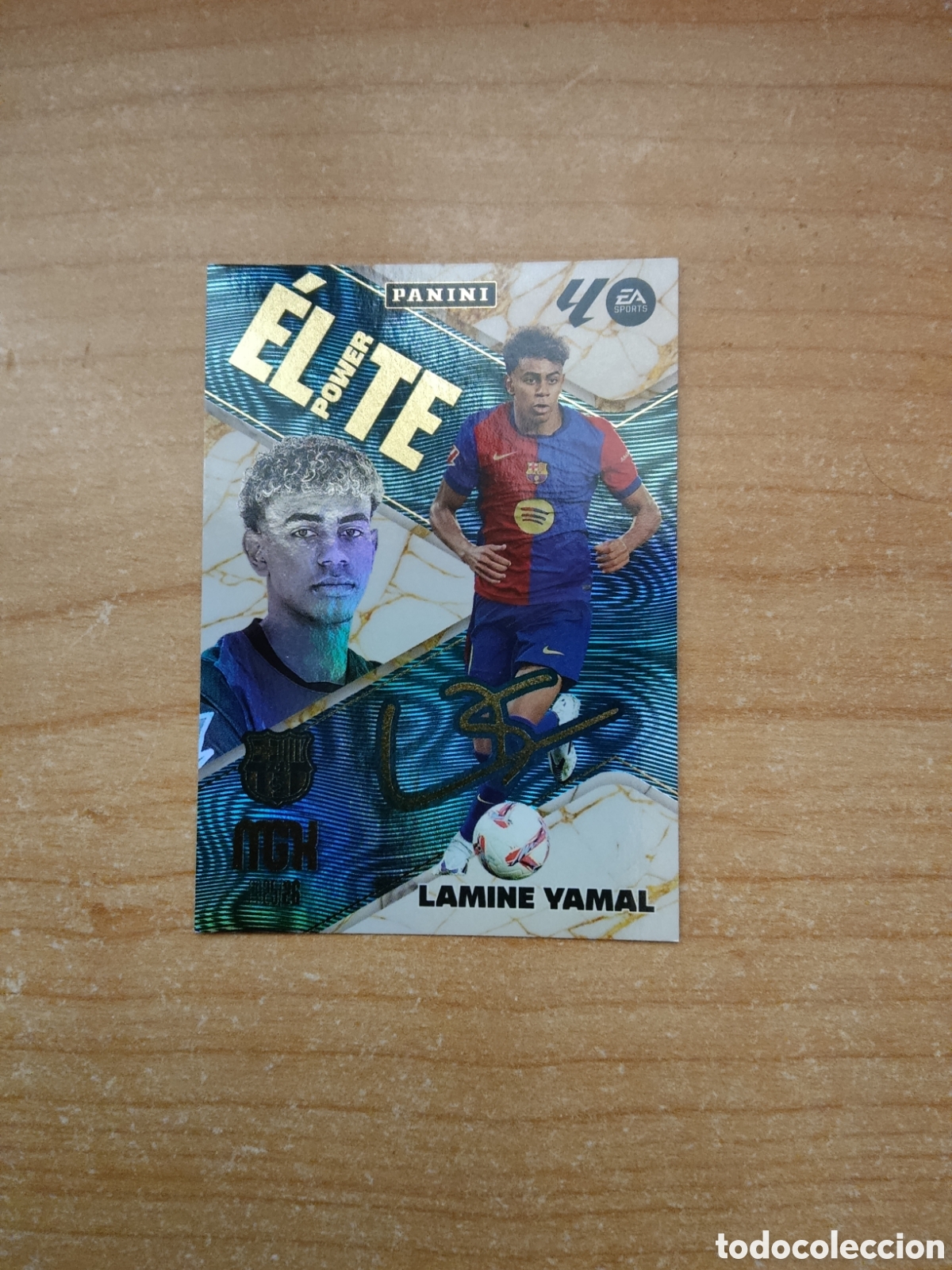 Cromos de f&uacute;tbol: 9 LAMINE YAMAL ELITE POWER BARCELONA MEGACRACKS 2025 2026