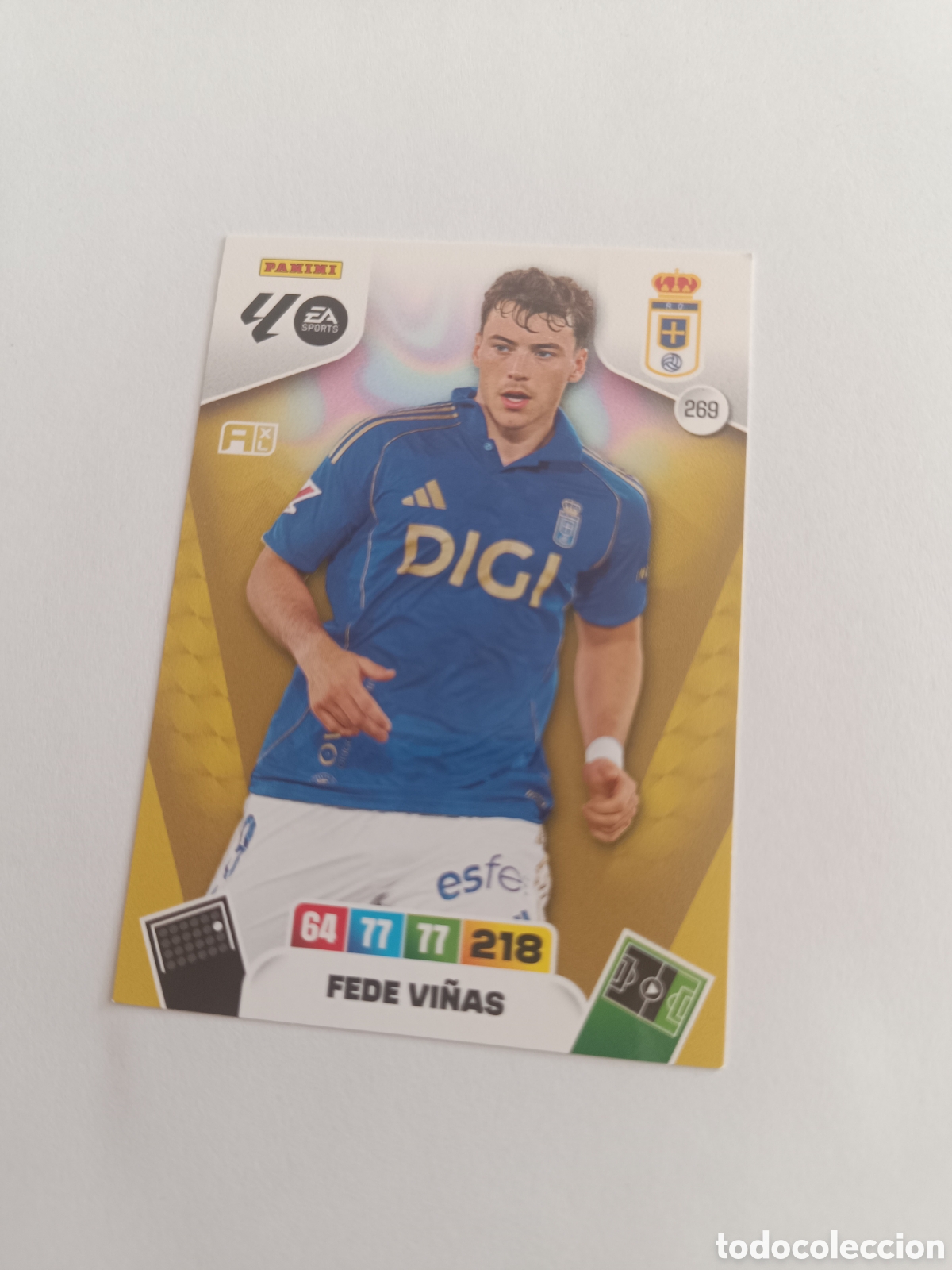 Cromos de f&uacute;tbol: Adrenalyn 25-26 Oviedo 269 fede vi&ntilde;as