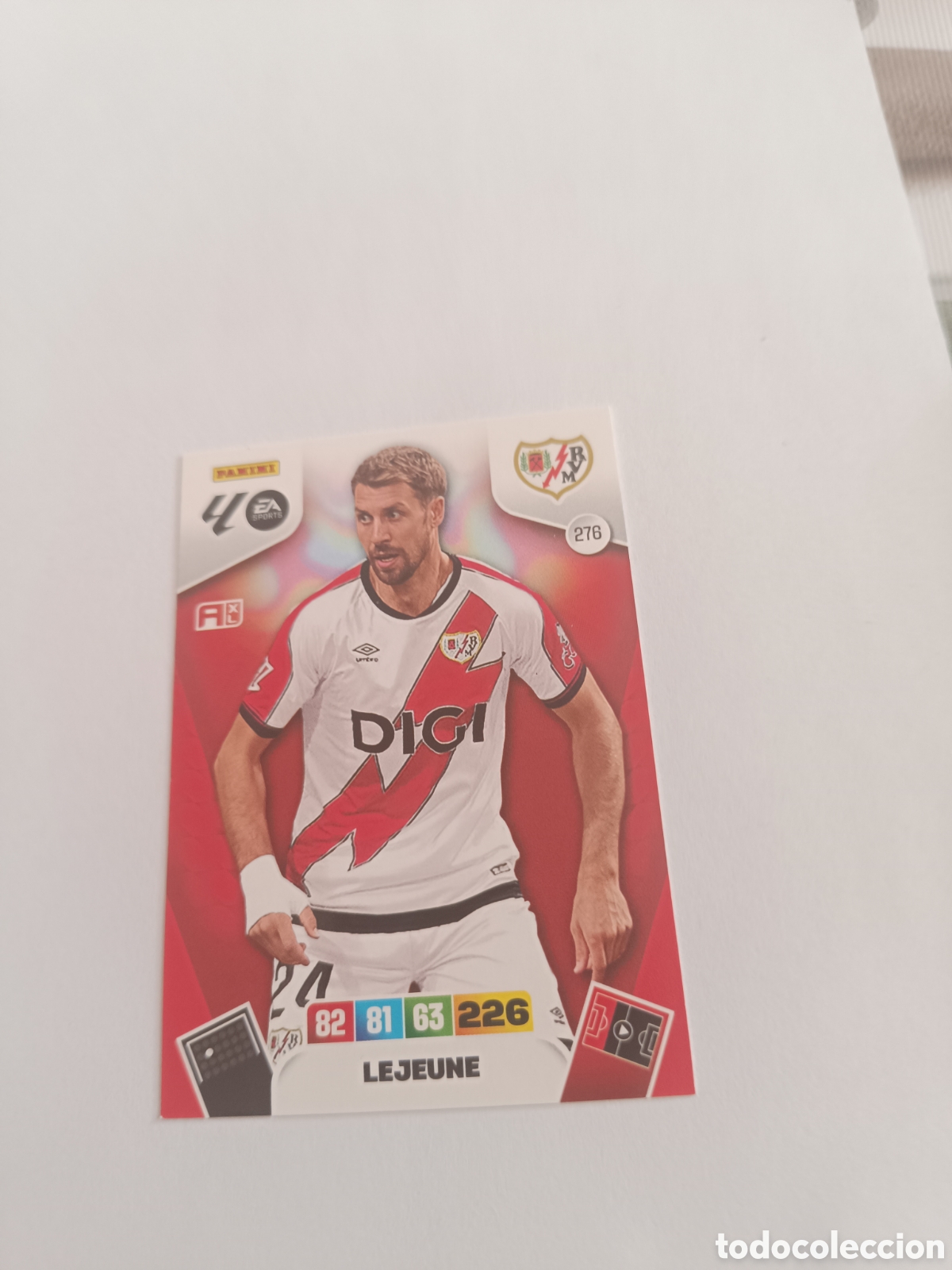 Cromos de f&uacute;tbol: Adrenalyn 25-26 rayo vallecano 276 lejeune