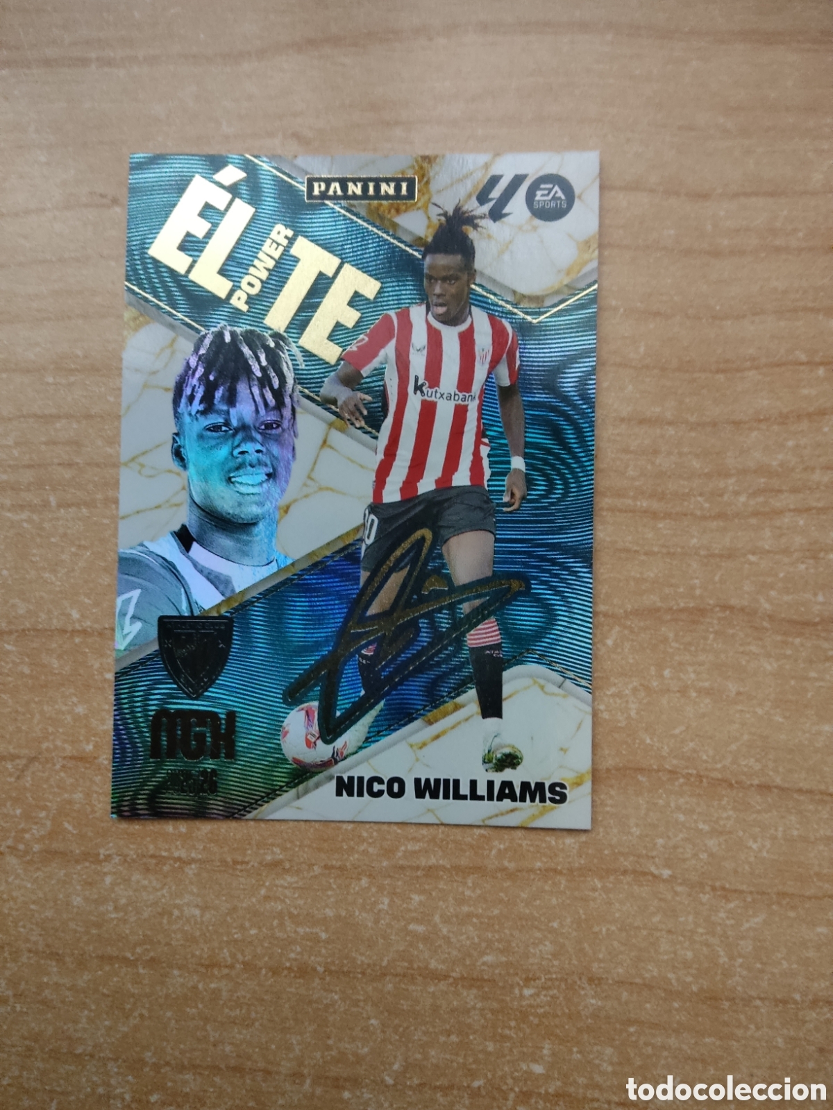 Cromos de f&uacute;tbol: 13 NICO WILLIAMS ELITE POWER ATHLETIC CLUB MEGACRACKS 2025 2026