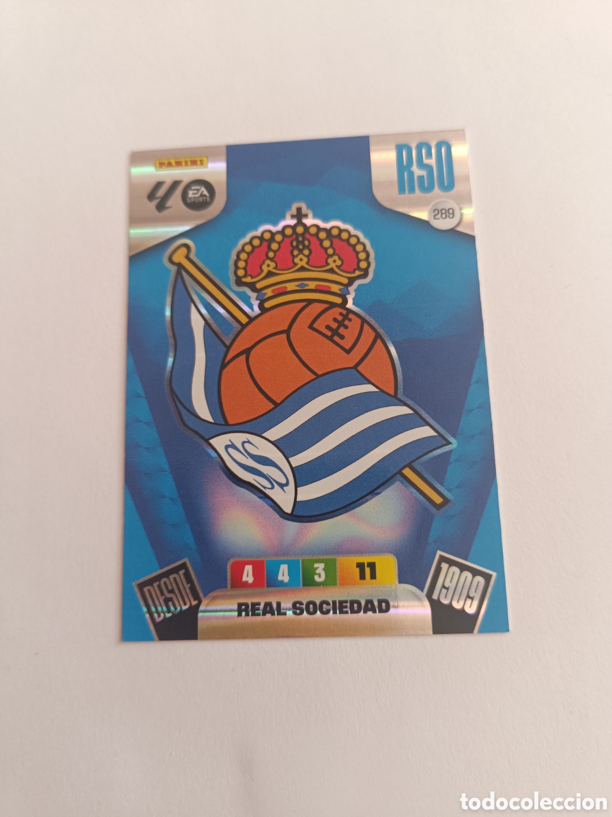 Cromos de f&uacute;tbol: Adrenalyn 25-26 real sociedad 289 escudo