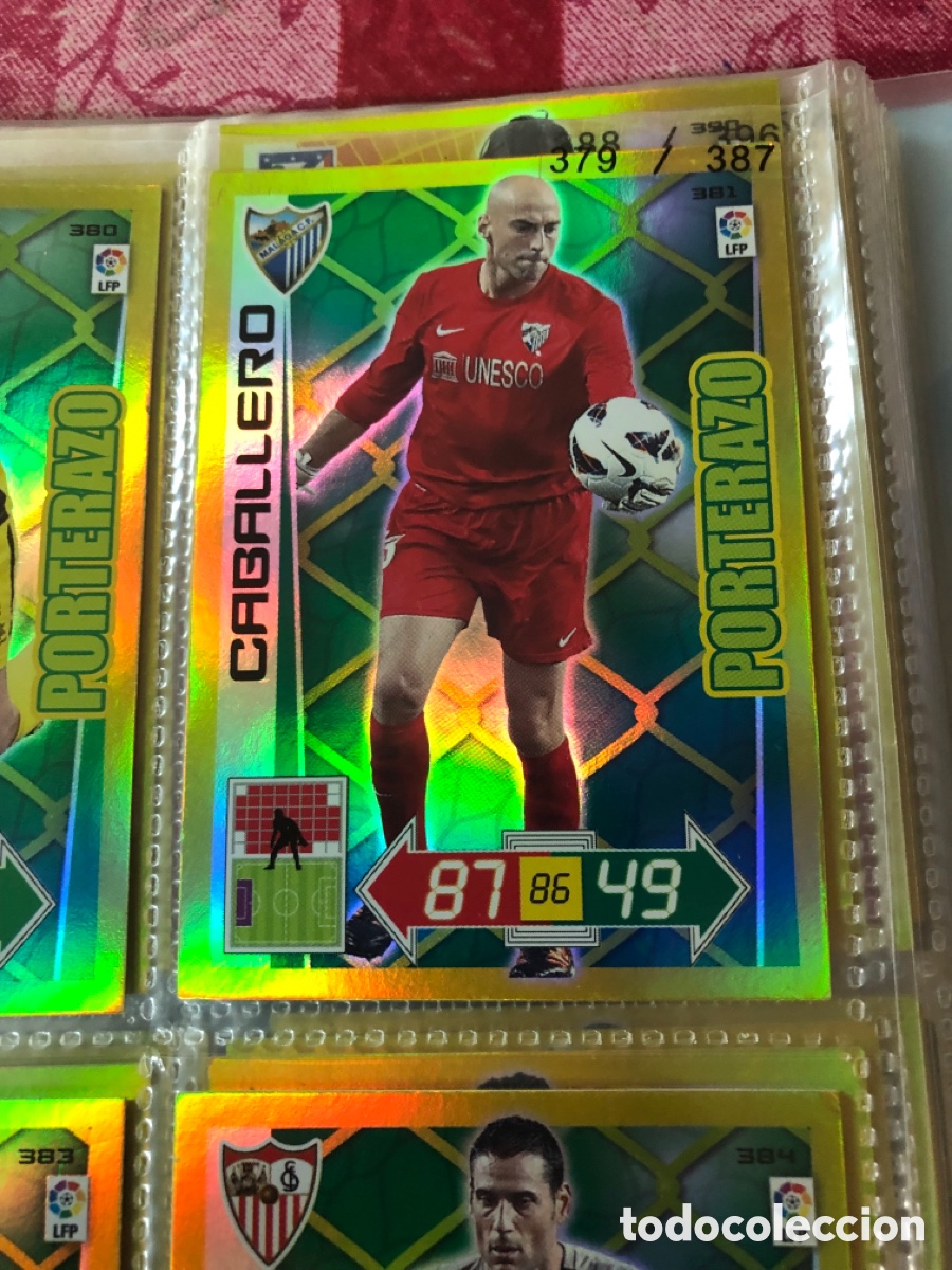 Cromos de f&uacute;tbol: Adrenalyn 2012 2013 porterazo caballero 381 malaga