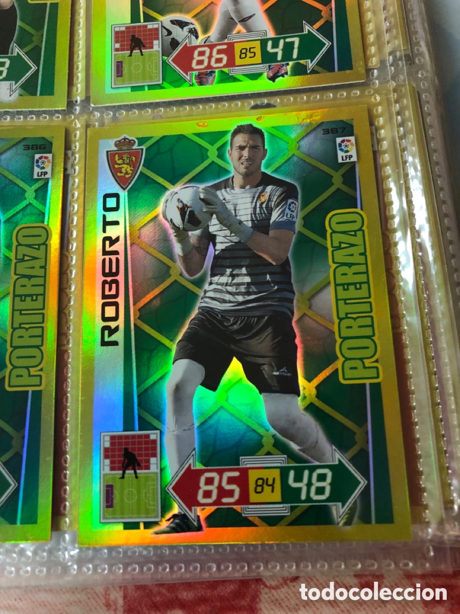 Cromos de f&uacute;tbol: Adrenalyn 2012 2013 porterazo Roberto 387 Zaragoza
