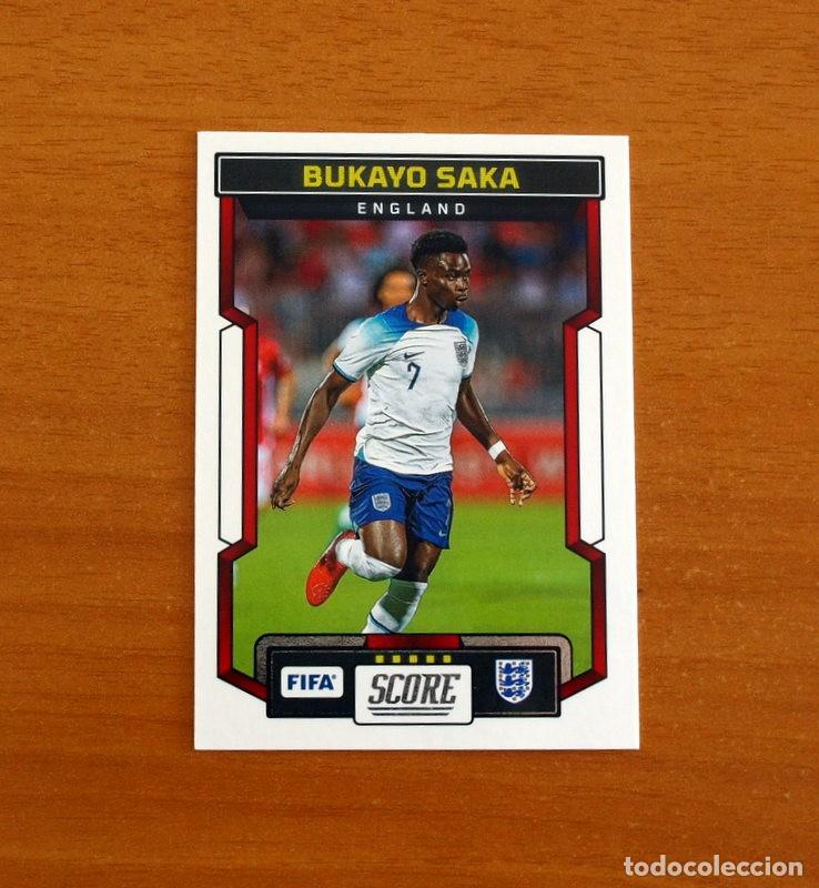 Cromos de f&uacute;tbol: Inglaterra - N&ordm; 32 Bucayo Saka - Panini 2023-2024-23-24 Score FIFA Soccer