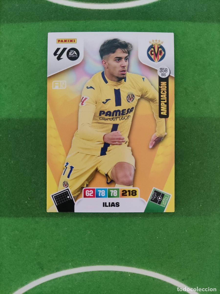 Fu&szlig;ball-Sticker: Ilias 358 Bis Ampliaci&oacute;n Villarreal Adrenalyn XL 2025/26 25/26