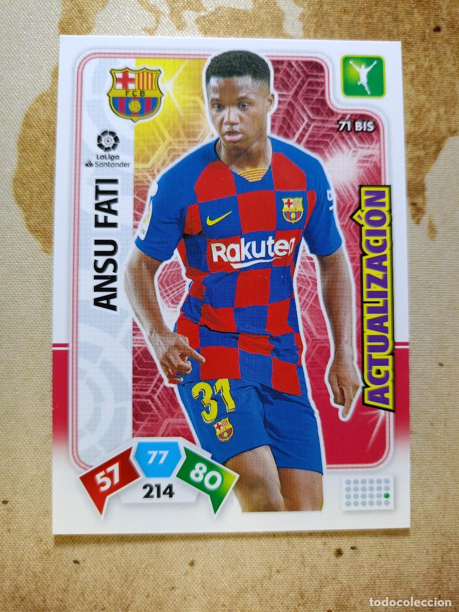 Cromos de f&uacute;tbol: Barcelona 71 bis ANSU FATI Adrenalyn 2019-20