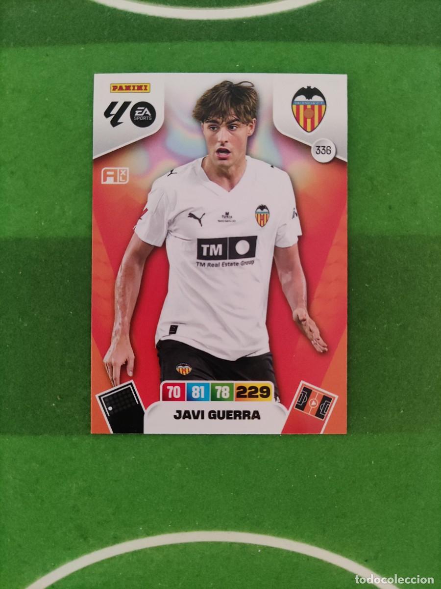 Cromos de f&uacute;tbol: Javi Guerra 336 Valencia Adrenalyn XL 2025/26 25/26