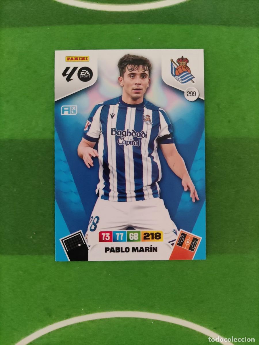 Cromos de f&uacute;tbol: Pablo Mar&iacute;n 299 Real Sociedad Adrenalyn XL 2025/26 25/26