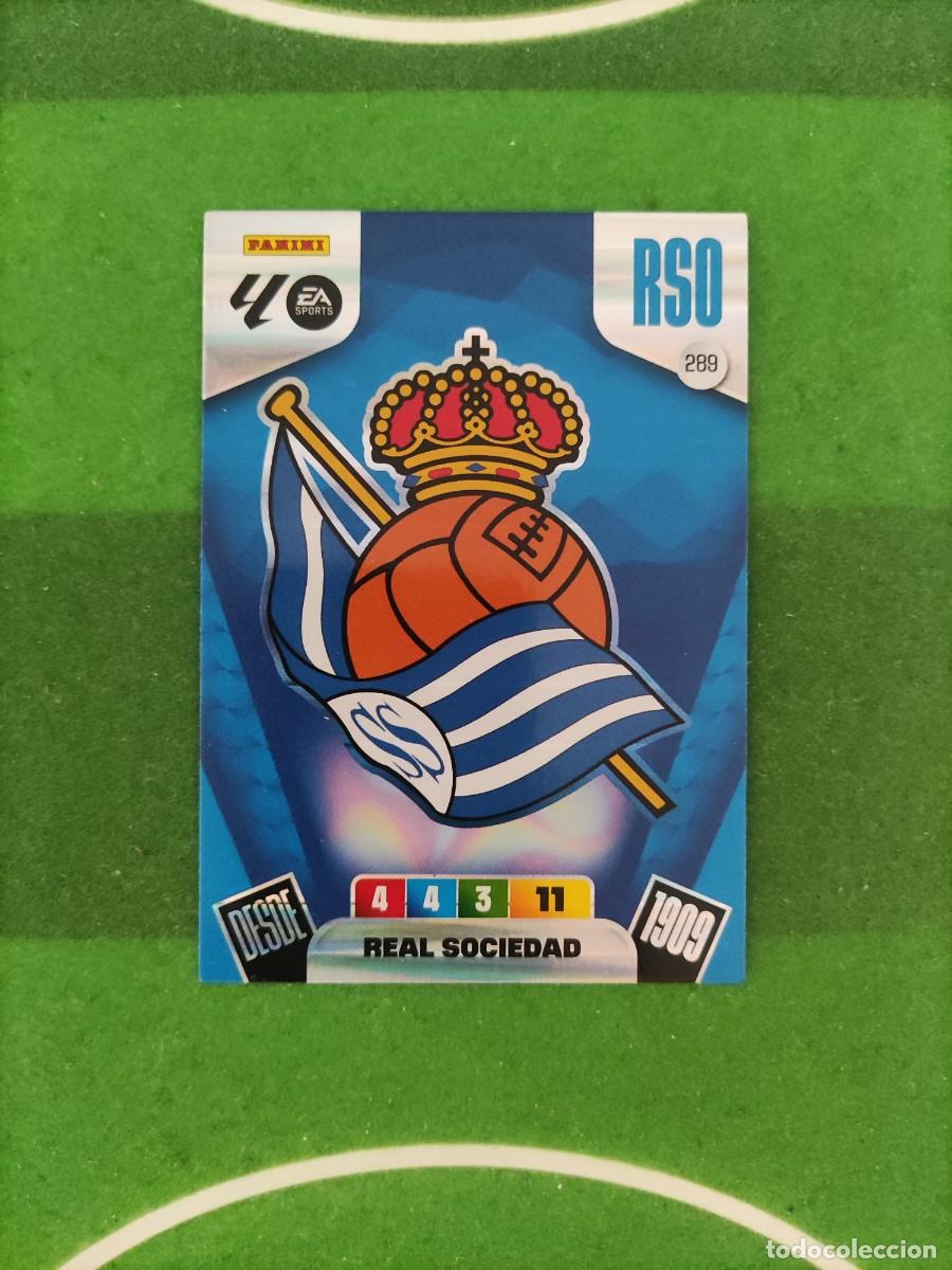 Cromos de f&uacute;tbol: Escudo 289 Real Sociedad Adrenalyn XL 2025/26 25/26