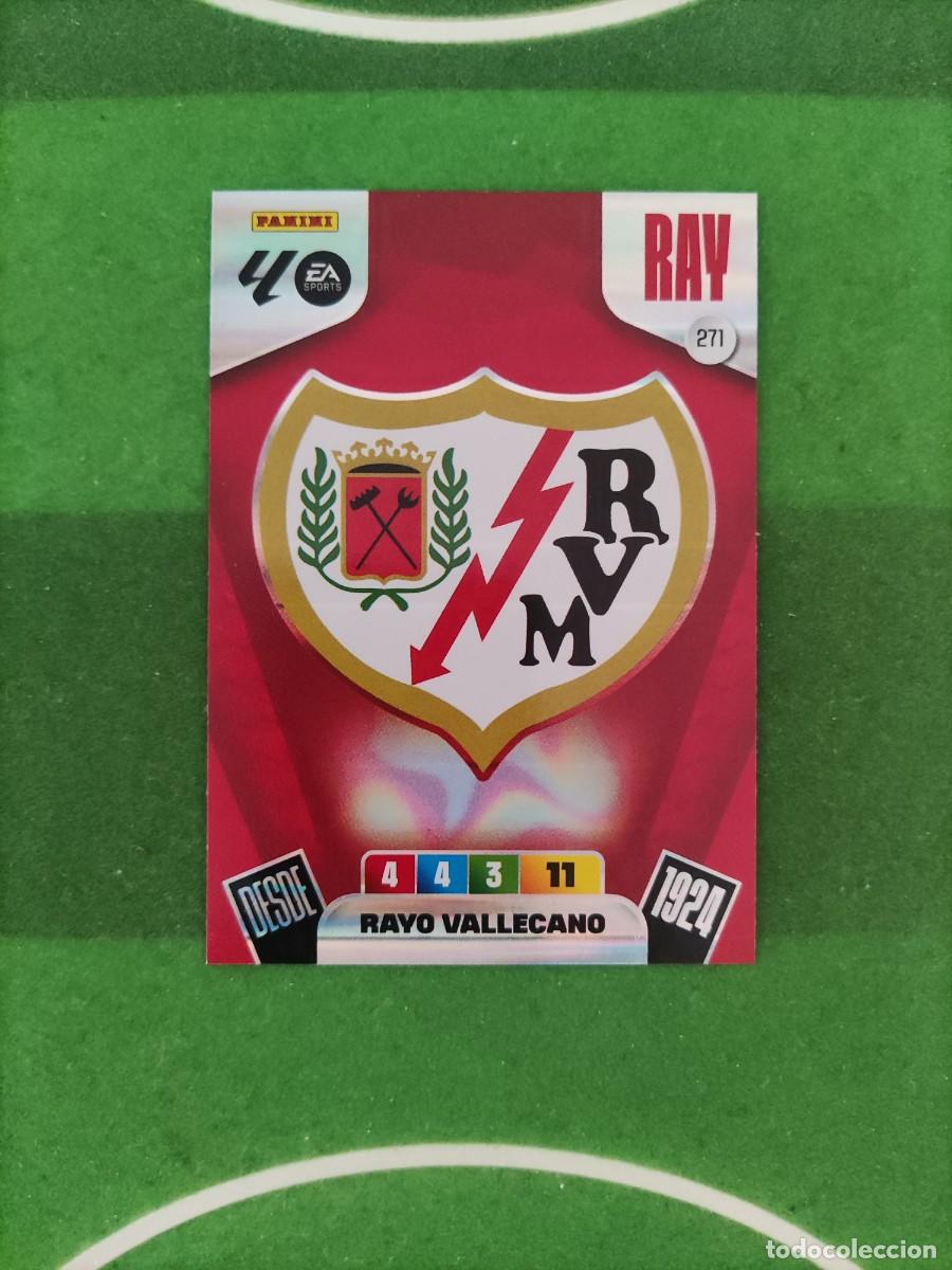 Cromos de f&uacute;tbol: Escudo 271 Rayo Vallecano Adrenalyn XL 2025/26 25/26
