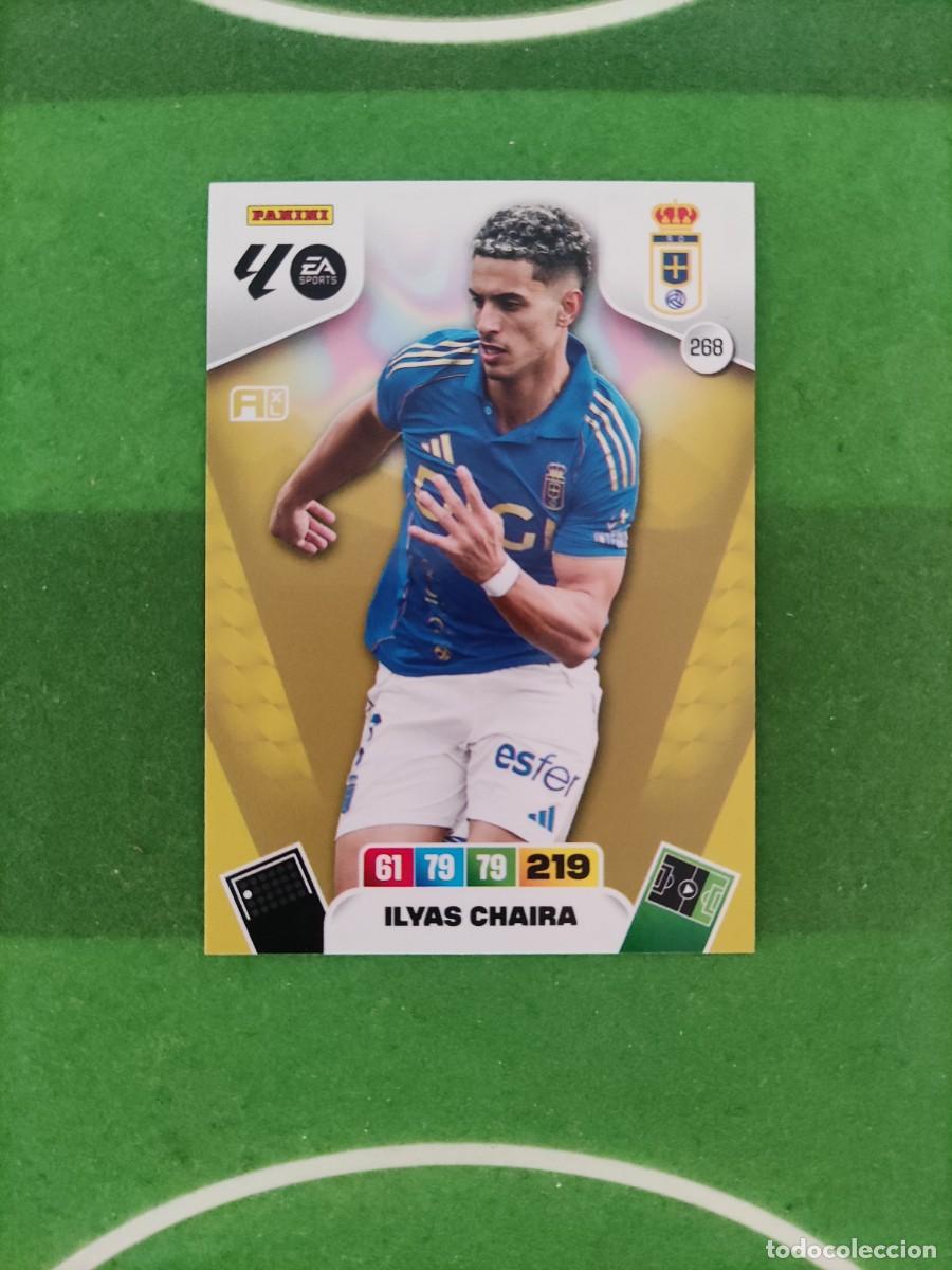 Cromos de f&uacute;tbol: Ilyas Chaira 268 Oviedo Adrenalyn XL 2025/26 25/26