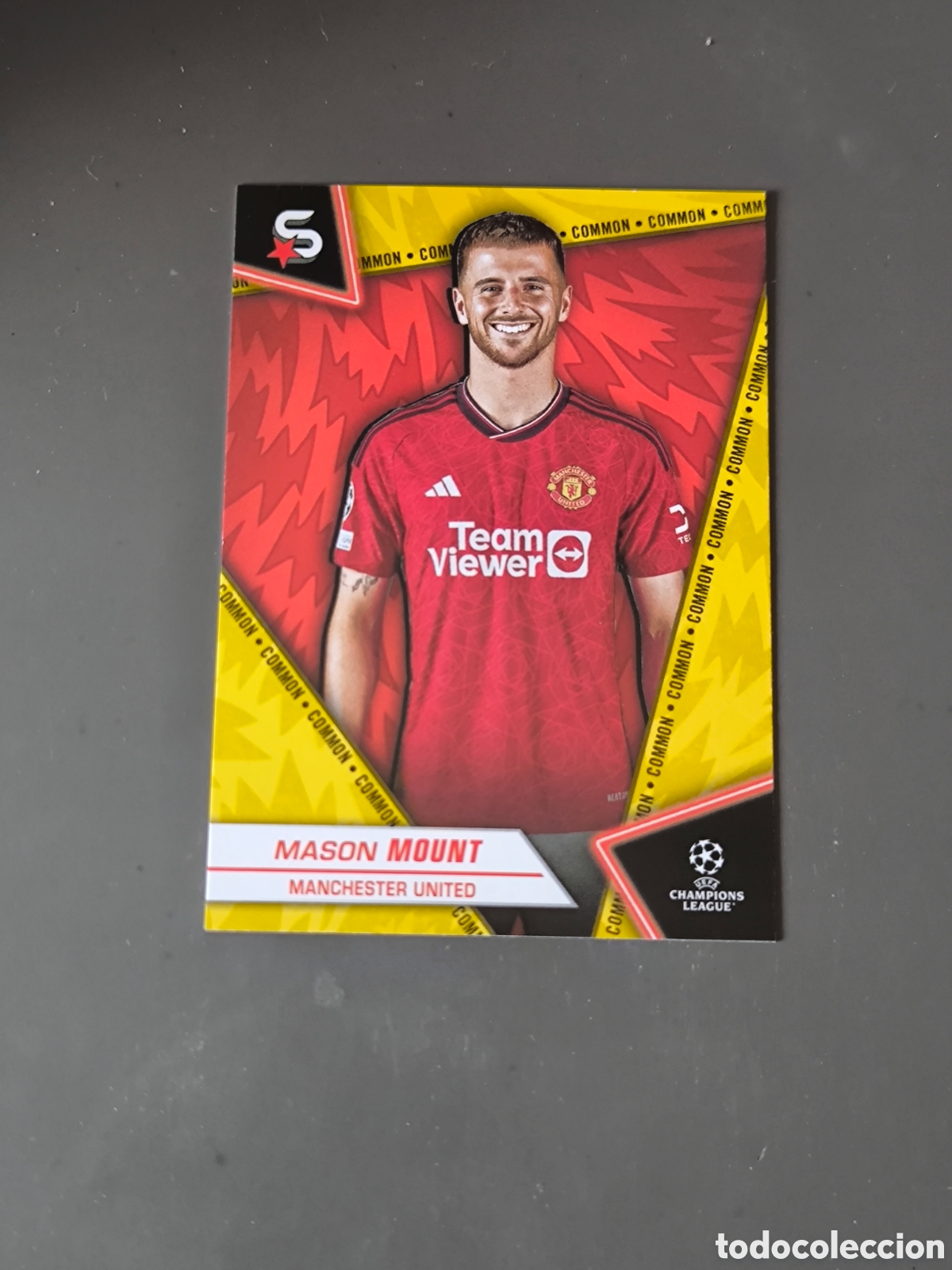 Cromos de f&uacute;tbol: MASON MOUNT 95 Common Manchester United Superstars 2024 Topps