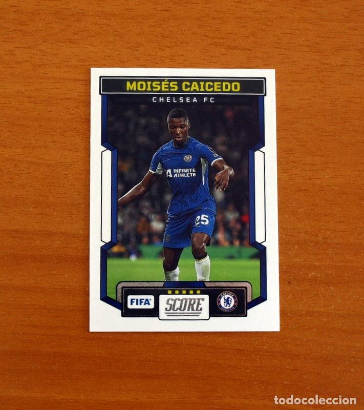 Cromos de f&uacute;tbol: Chelsea F.C. - N&ordm; 46 Mois&eacute;s Caicedo - Panini 2023-2024-23-24 Score FIFA Soccer
