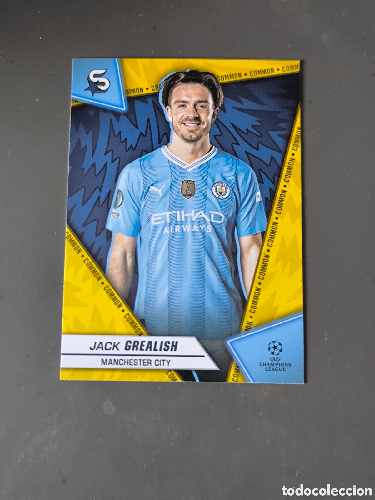 Cromos de f&uacute;tbol: JACK GREALISH 92 Common Manchester City Superstars 2024 Topps