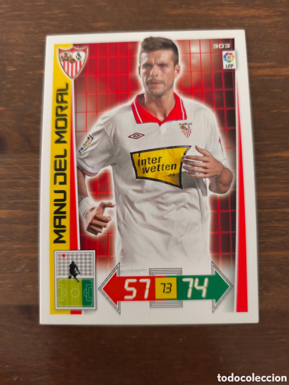 Cromos de f&uacute;tbol: Manu del moral adrenalyn 12/13