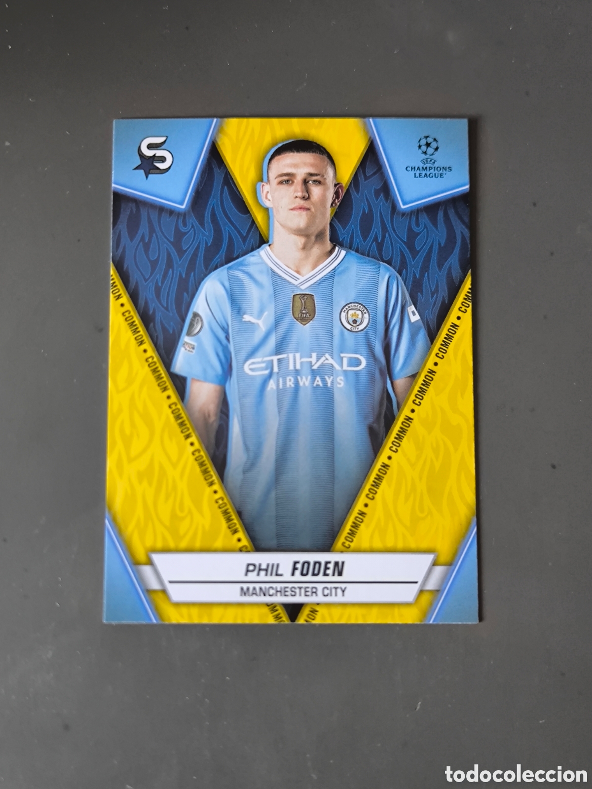 Cromos de f&uacute;tbol: PHIL FODEN 89 Common Manchester City Superstars 2024 Topps